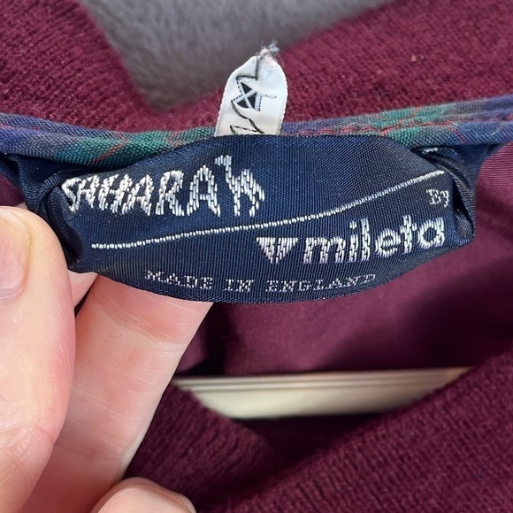 SAHARA MILETA Burgundy Pullover XL - Picture 6 of 16